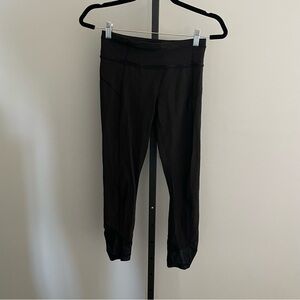 Lululemon Black Cropped Leggings Size 4